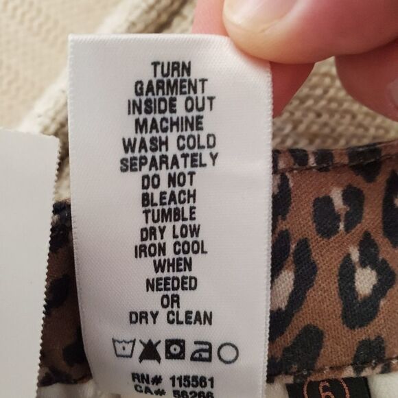 Jen7 Animal Printed Ankle Skinny Jeans - Picture 15 of 16